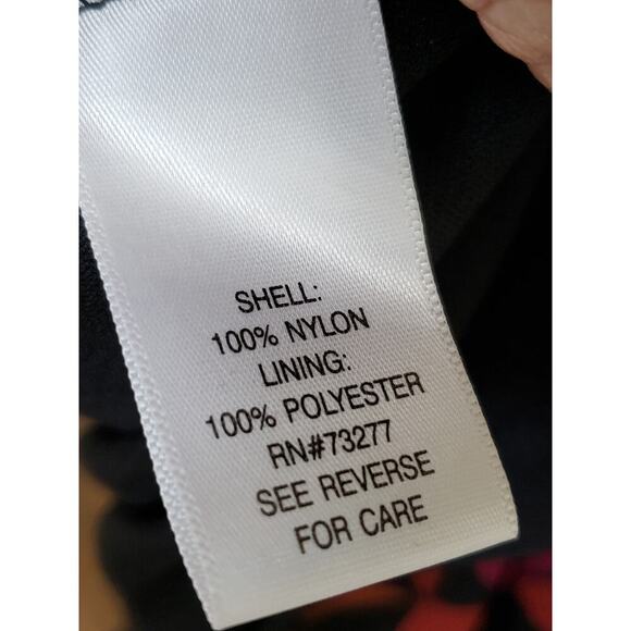 APT.9 Flared Dress Women Large Multi Geometric Print Pleated Skirt Surplice Neck - Picture 6 of 13